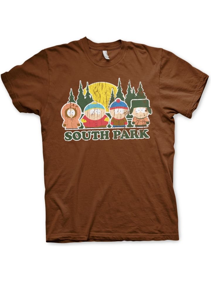 T-Shirt in Braun