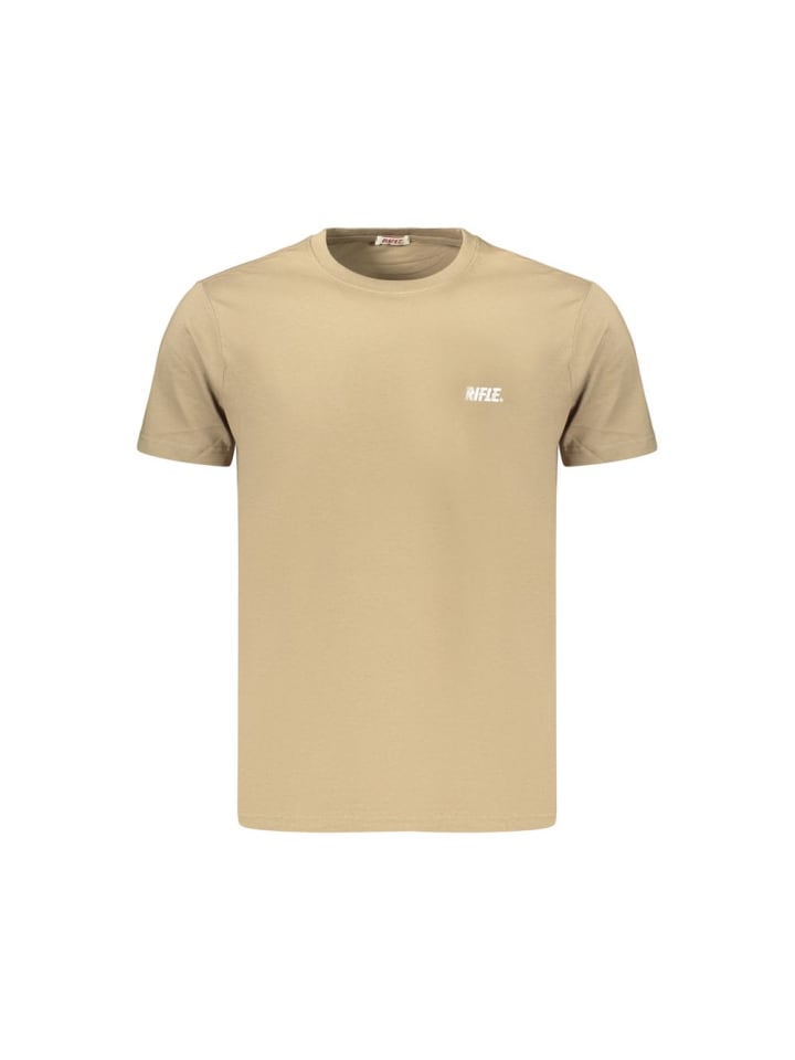 Braun Baumwolle Herren T-Shirt