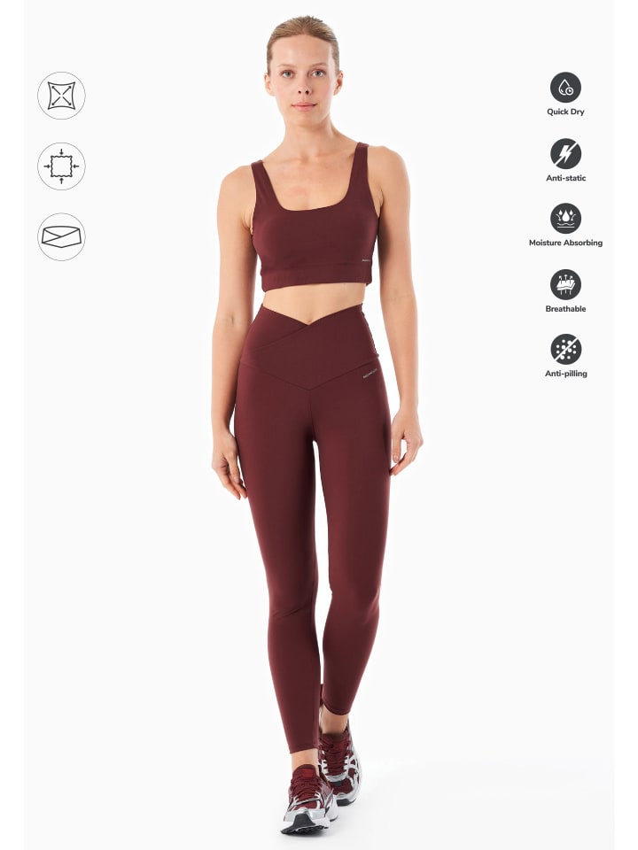 Leggings LIBBY in Bordeaux