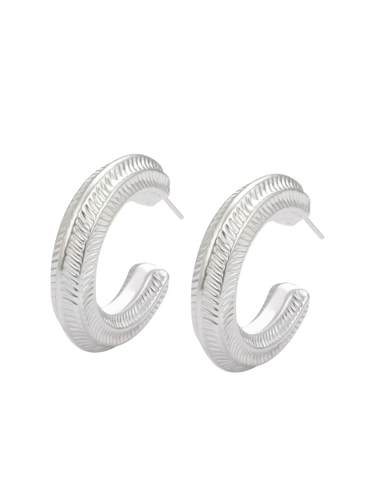 Women Hoop Earrings in Silver