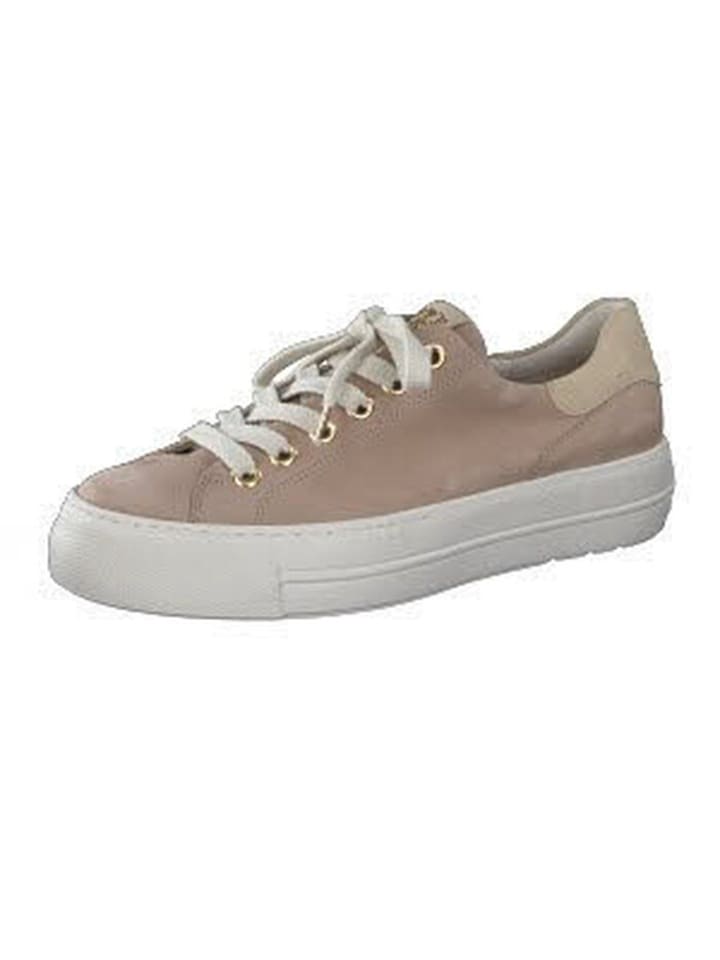 Schnürschuhe in beige