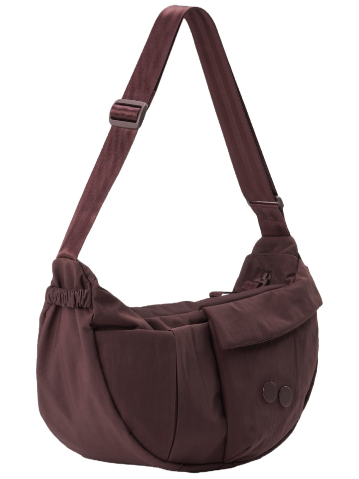 Bodybag Krumm Medium in Crinkle Mahagoni