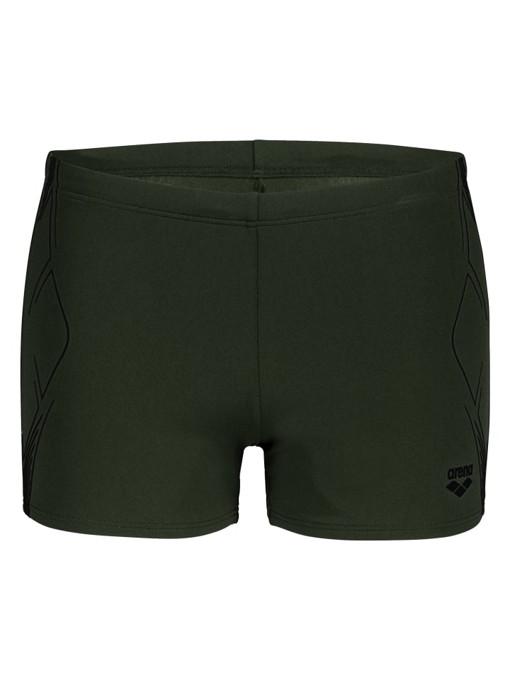 Graphic Swim Shorts in Grün