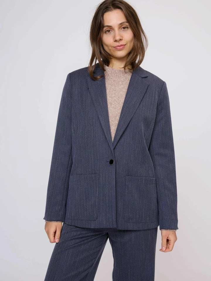 Blazer PaulineNN in Art blue/white