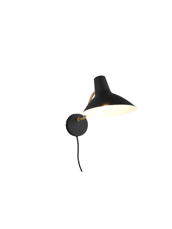 Wandleuchte TRAVELLER in Schwarz-Gold