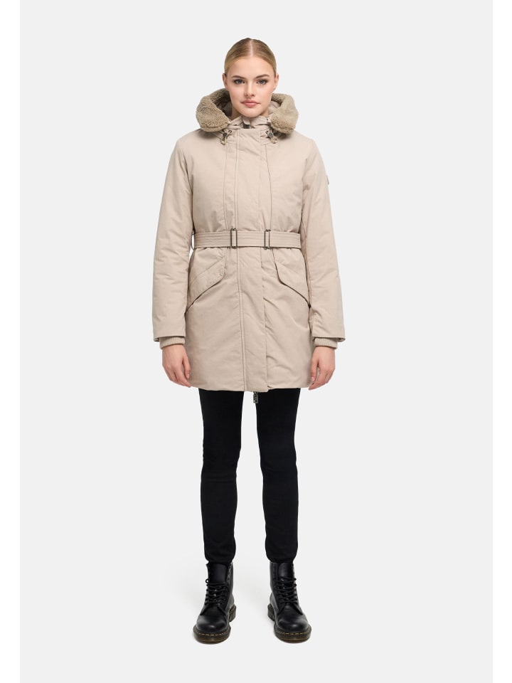 Wintermantel Calistaa 16 in Light Taupe