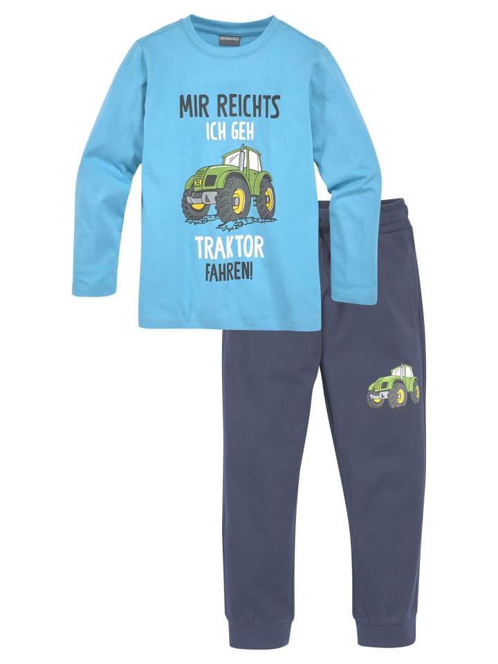 Shirt & Hose in türkis marine