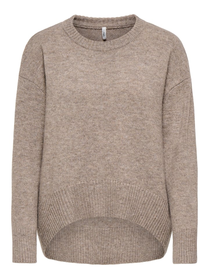 Strickpullover in Taupe Gray