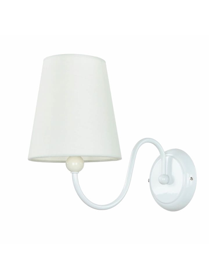 Wandlampe (B)15 x (H)30 cm in Weiß