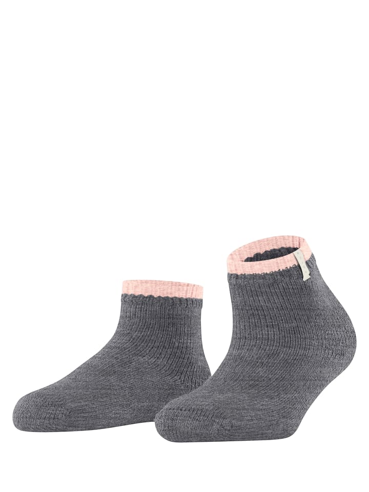 Kurzsocken Cosy Plush in Grey mel.