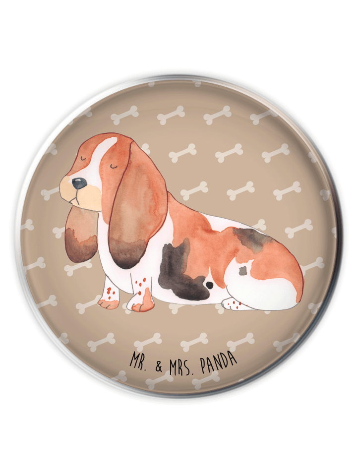 Waschbecken Stöpsel Hund Basset Hound ohne Spruch in Hundeglück