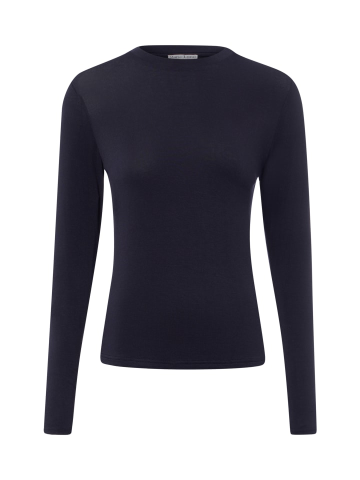 Langarmshirt in marine