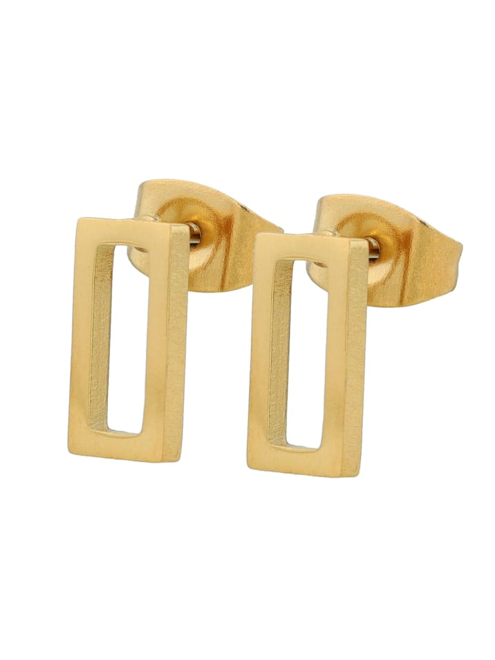 Damen Ohrringe – Ohrstecker aus Edelstahl in gold