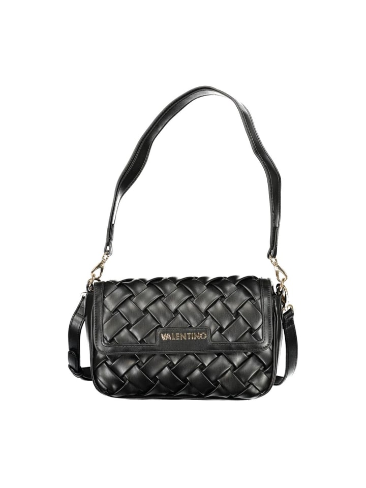 Schwarz Damen Tasche aus Polyurethan