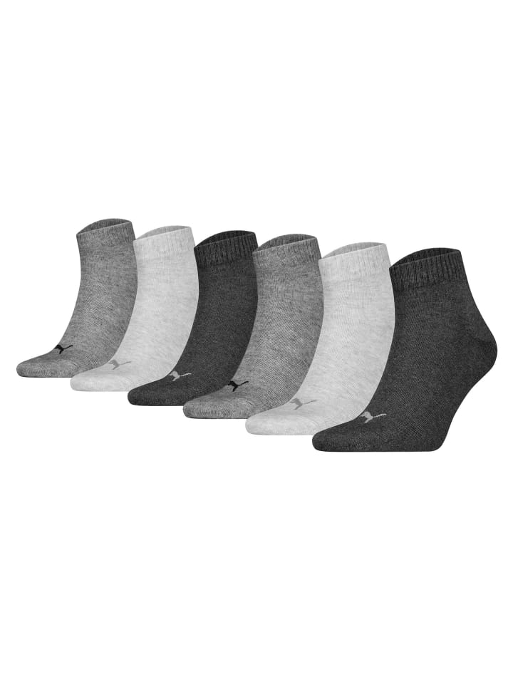 Socken 6er Pack in Grau