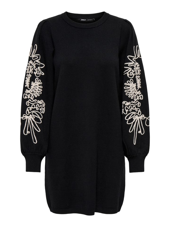 Strickkleid in Black