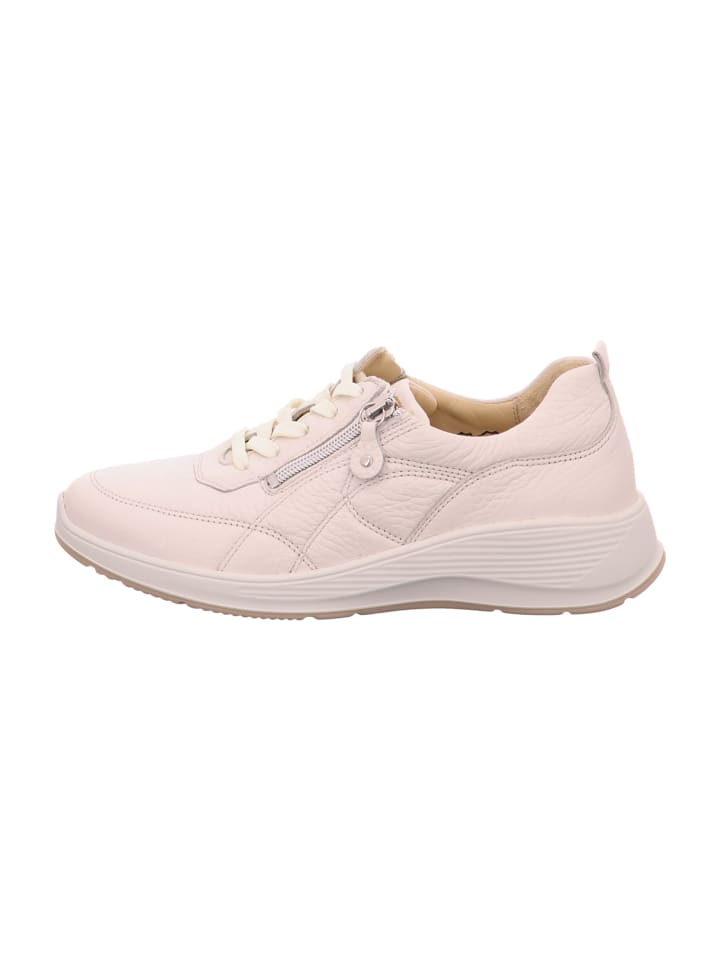 Komfort Schnürschuhe in Beige