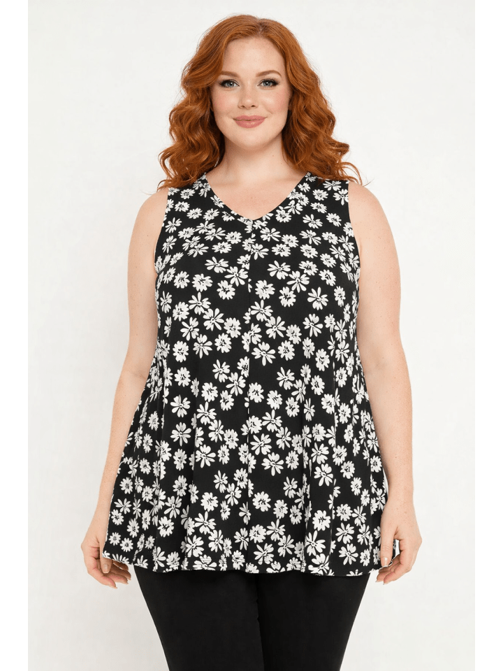 Blouse in Schwarz