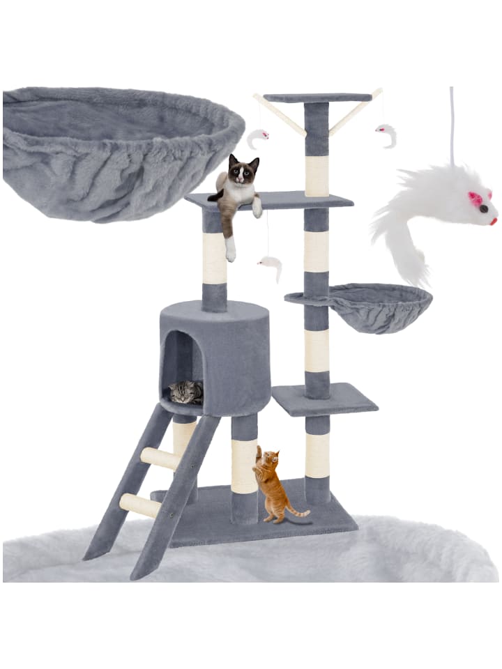 Katzenbaum Dominik 144 cm Diverse Farben Grau