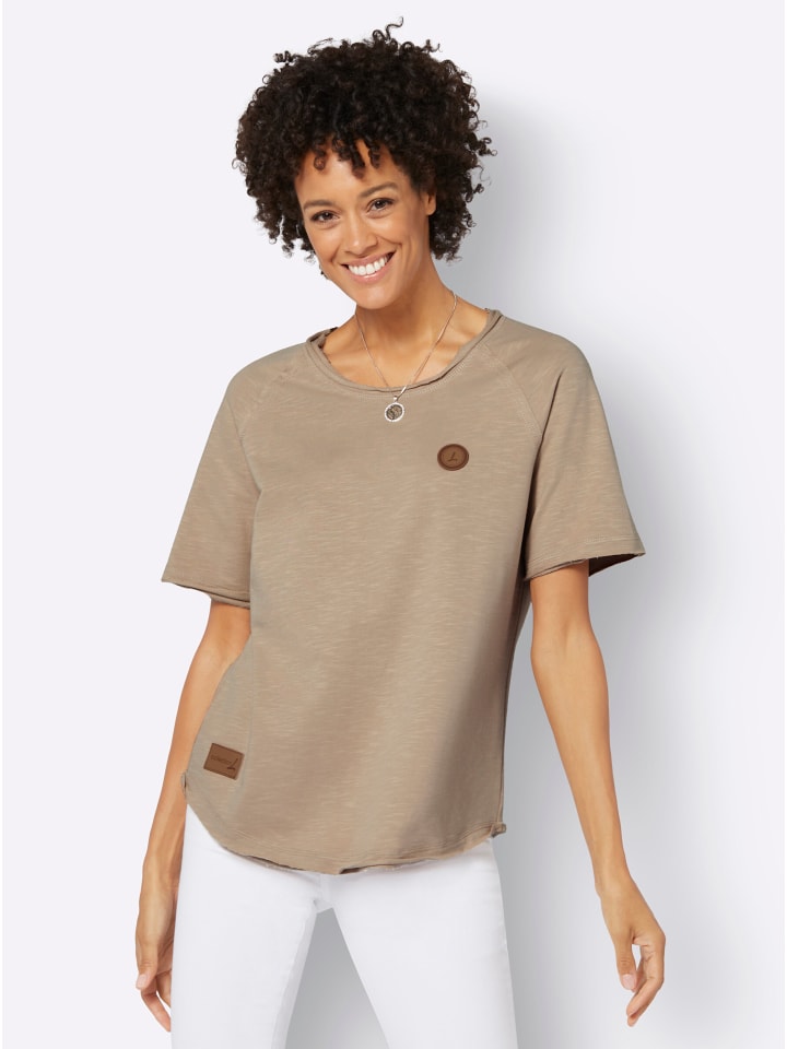 Sweatshirt in beige