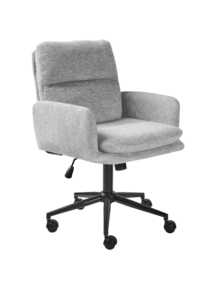 Bürostuhl CONSTANTIA in Grau/Schwarz - (W) 58 x (H) 86 x (L) 58 cm