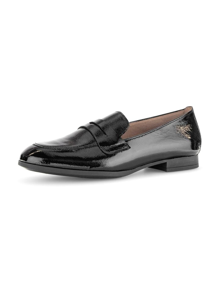 Hochfront Slipper in Schwarz