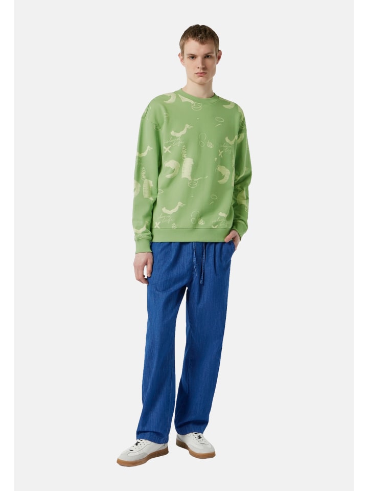 Sweatshirt in grün