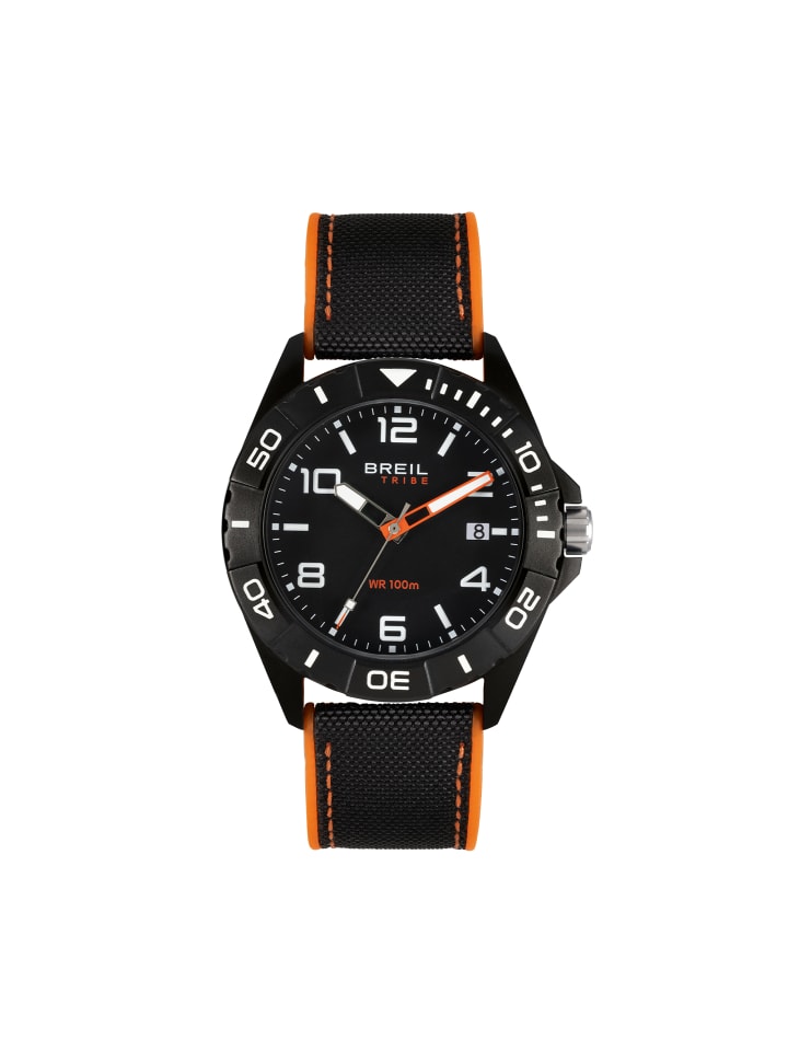 Analoguhr black horizon schwarz