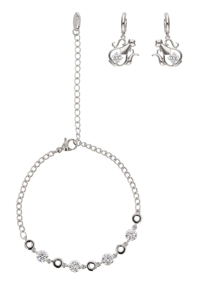 Women Jewelry Set in silver