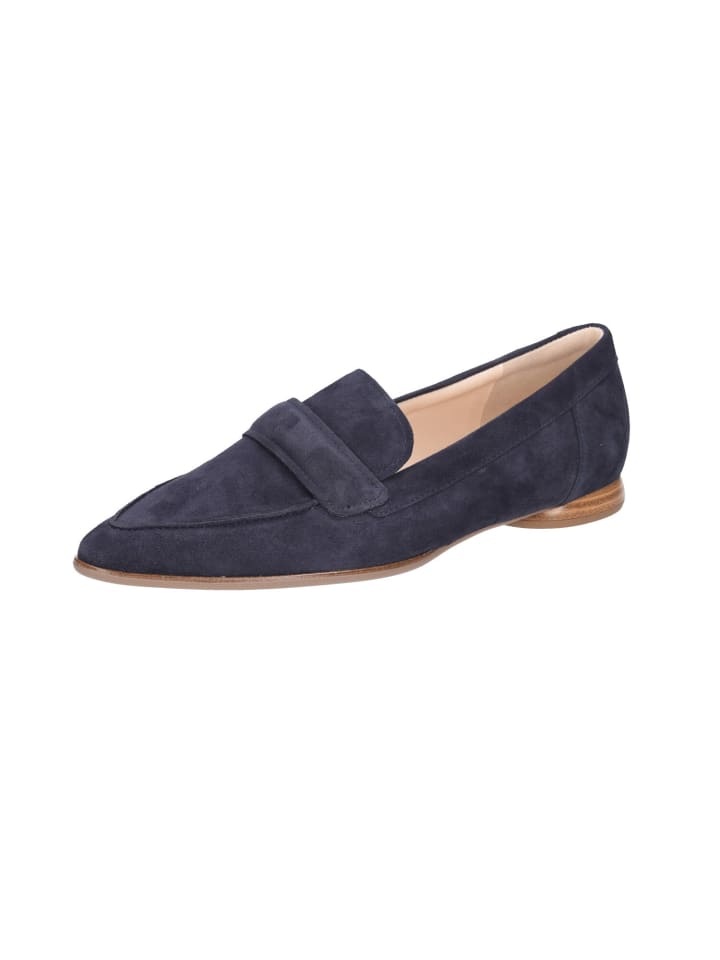 Schnürschuh in blau