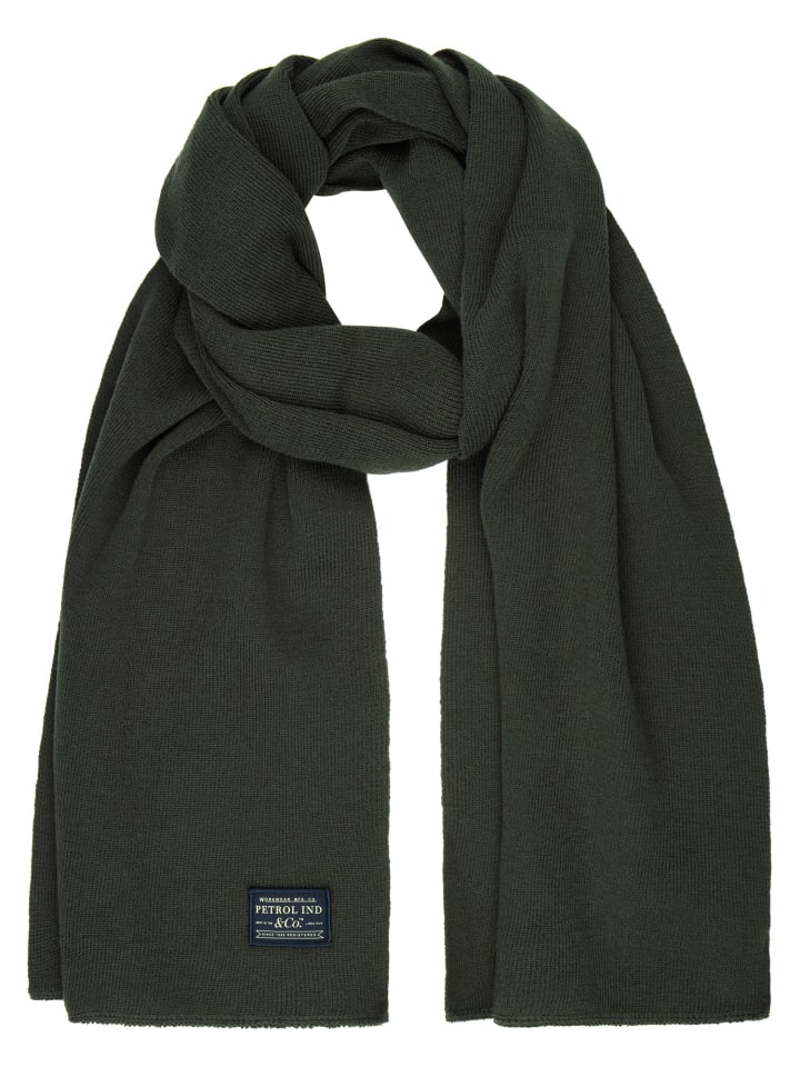Feinstrick-Schal forgehouse in Grün