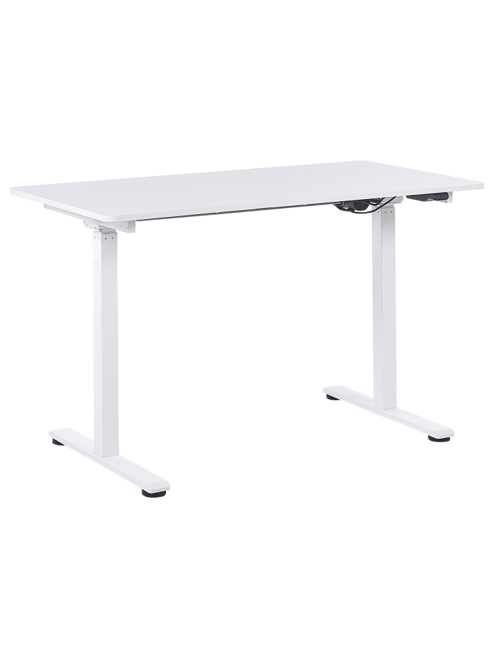 Höhenverstellbarer Schreibtisch GRIFTON in Weiß - (W) 120 x (H) 72 x (L) 60 cm