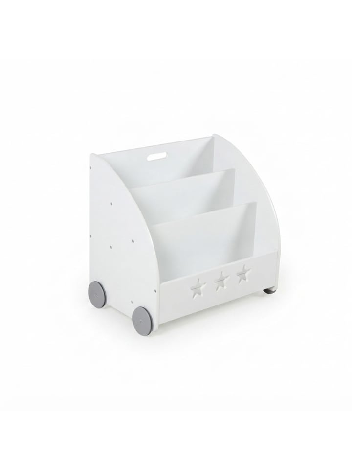 Bücherregal Kinder in Weiß - (B) 62 x (H) 57 x (T) 42 cm