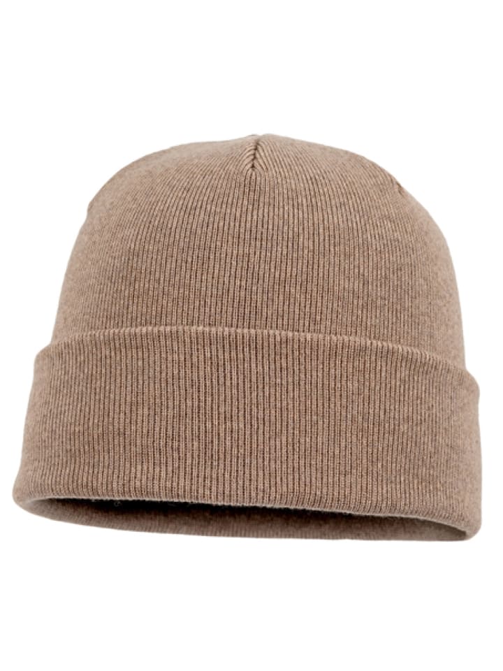 Strickmütze in beige