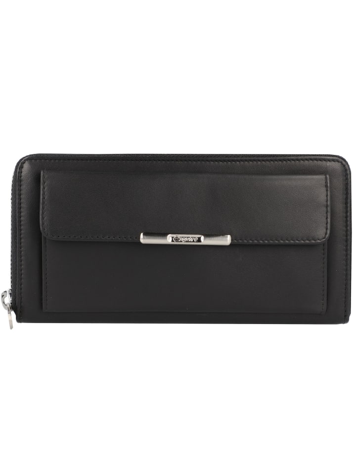 Helena Geldbörse RFID Leder 19 cm schwarz