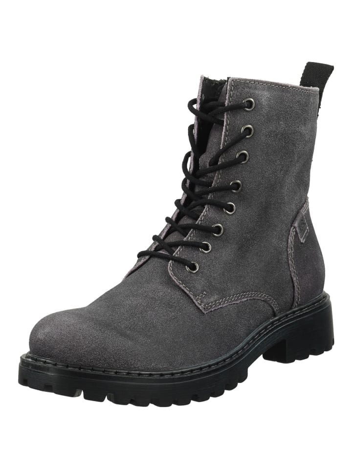 Stiefelette Grau/Lila