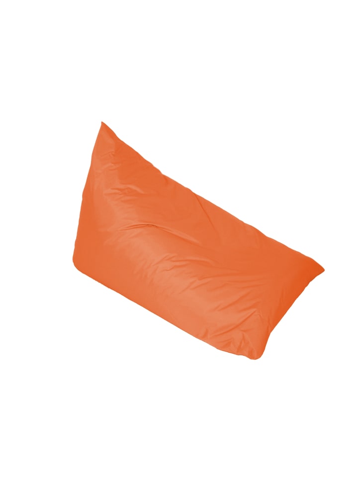 Chillkissen aus Nylon Sitzsack 100/140 cm in orange