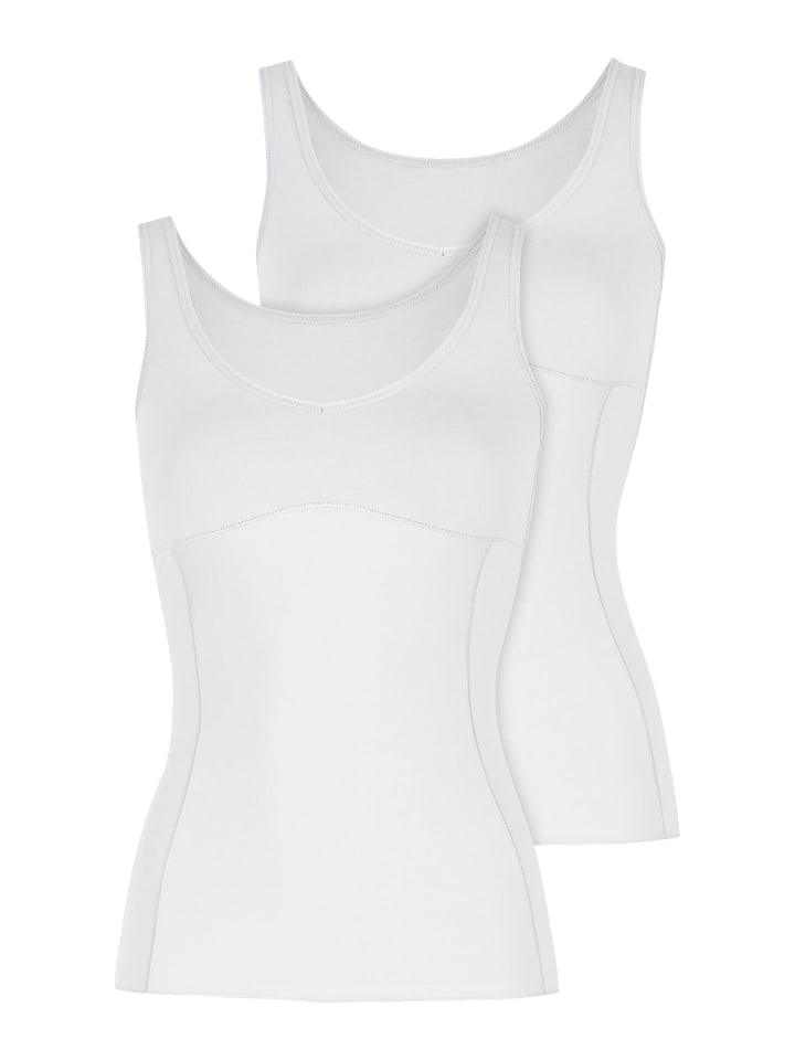 2er Pack Shape Shirt in weiss