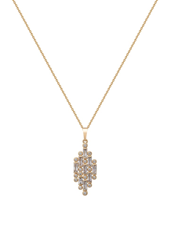 Women Necklace in ROSE_GOLD_WHITE