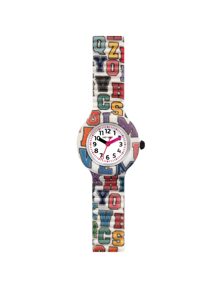 Analoguhr kids fun weiss