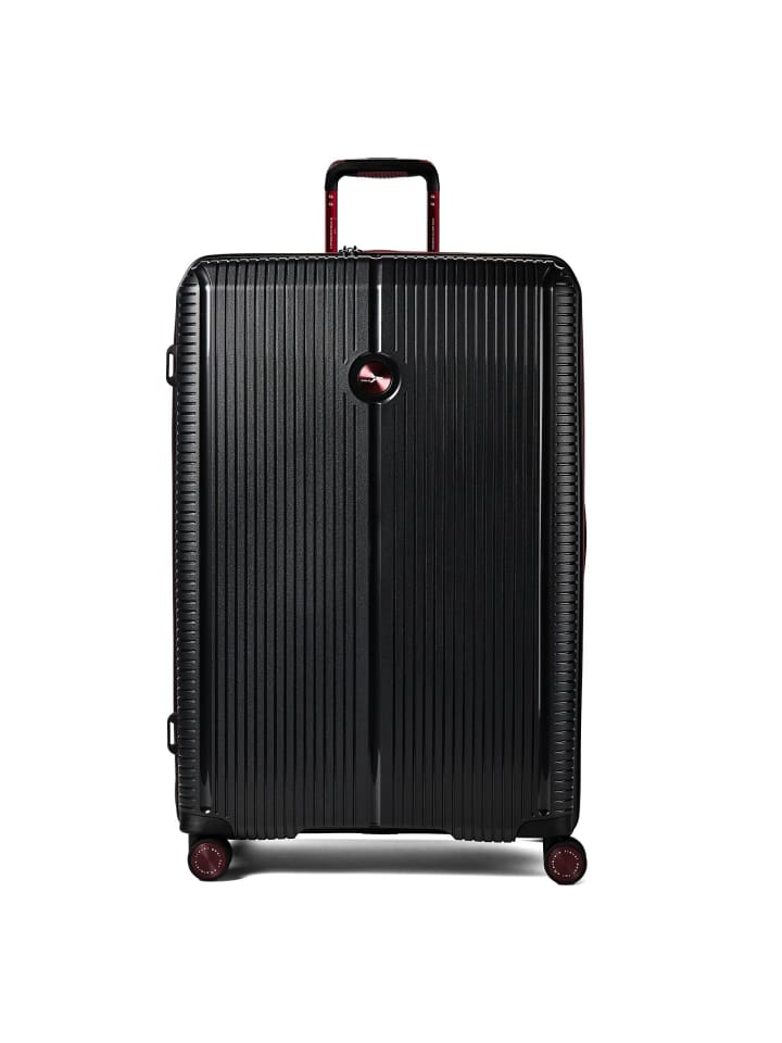 Paris 4 Rollen Trolley 78 cm black metallic