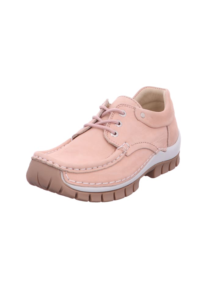 Schnürschuh in beige