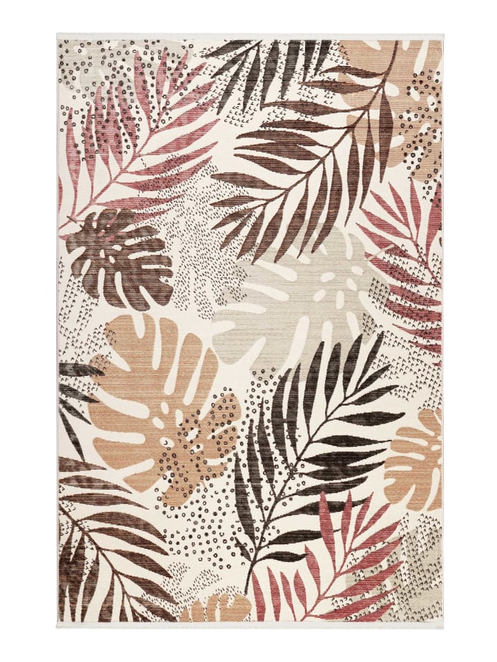 Teppich "Florence" in Beige Braun Rot