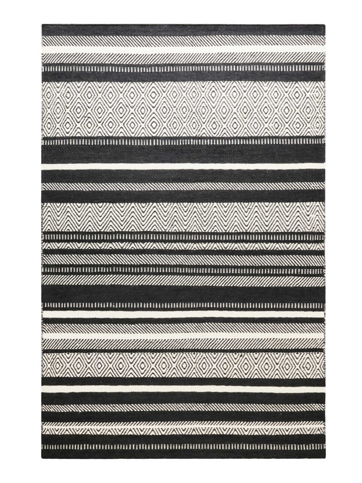 Teppich "Dijon" in Grau/Schwarz/Weiß