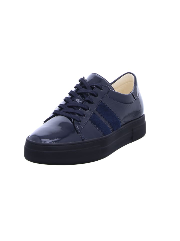 Schnürschuh in blau
