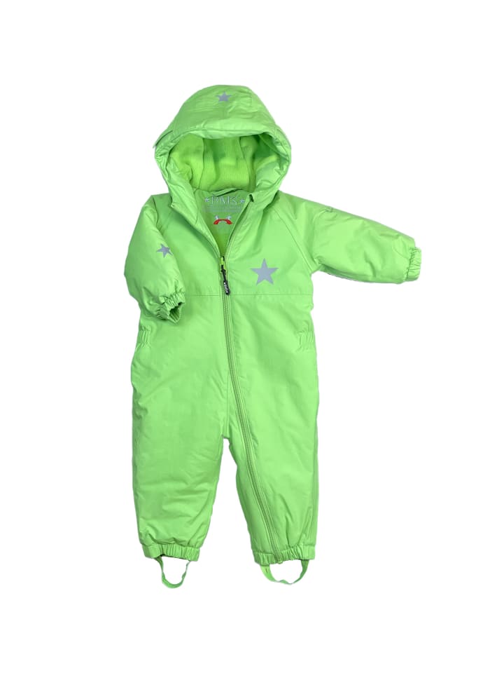 BMS Schneeanzug 100% wasserdicht und atmugnsaktiv in limegreen