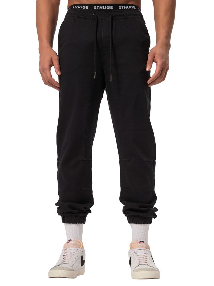 Schlupfhose in schwarz