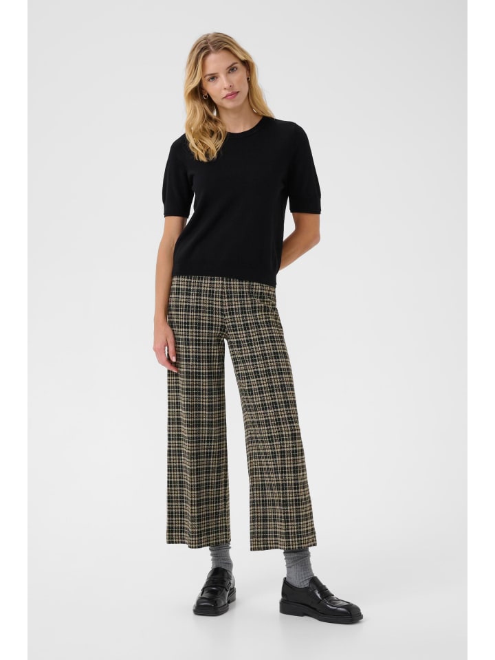 Casual Hose IlisanPW Easy fit in Dark Navy Check