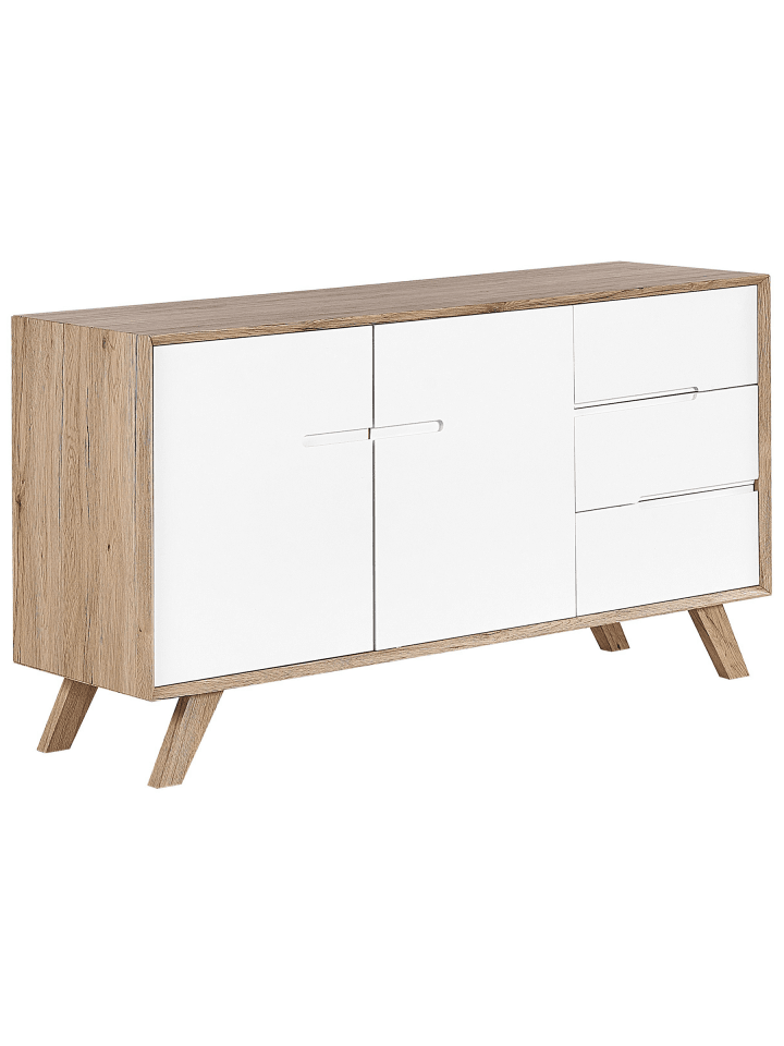 Sideboard FORESTER in Braun/Weiß - (W) 140 x (H) 75 x (L) 40 cm
