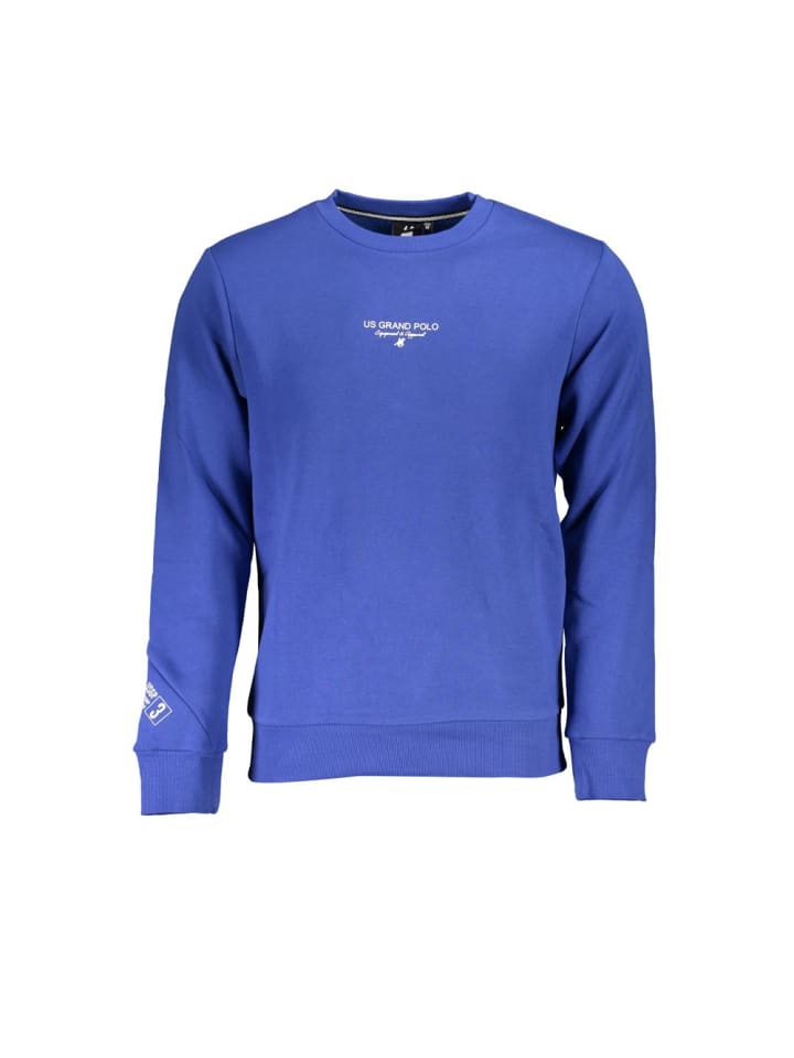 Blau Herren Sweatshirt aus Baumwolle
